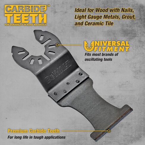 DEWALT DWA4243 Carbide Flush Cut Finger Oscillating Blade in Kuwait