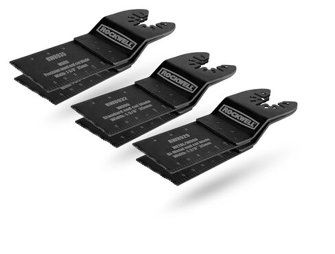Rockwell RW8981K Sonicrafter Oscillating Multitool End Cut Blades with Universal Fit System, 6-Pack in Kuwait