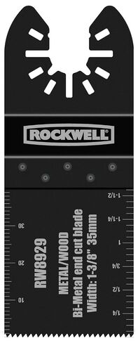 Rockwell RW8981K Sonicrafter Oscillating Multitool End Cut Blades with Universal Fit System, 6-Pack in Kuwait