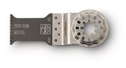 Fein E-Cut Fine Narrow Waisted Saw Blade - 1-1/8" Width, 2" Length | BiMetal Teeth, For Aluminum Profiles, Copper Pipes and Hard Plastics, StarLock Mount, 10-Pack - 63502157290 in Kuwait