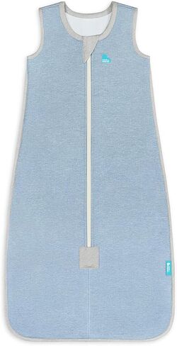 Love to Dream Baby Wearable Blanket, Sleeveless Sleep Bag, 1.5 TOG Cotton Fleece, Soft & Breathable Infant Sleeping Sack for Year-Round Use, Ideal for 64°F–72°F Dusty Blue 12-24M in Kuwait