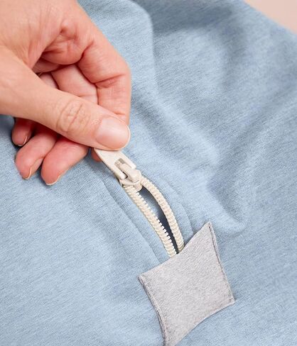 Love to Dream Baby Wearable Blanket, Sleeveless Sleep Bag, 1.5 TOG Cotton Fleece, Soft & Breathable Infant Sleeping Sack for Year-Round Use, Ideal for 64°F–72°F Dusty Blue 12-24M in Kuwait