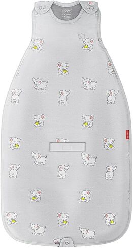 HECCEI Merino Wool & Cotton Baby Sleep Sack, All-Season 2-Way Zipper Baby Sleeping Bag, Adjustable Fit Baby Wearable Blanket (Cosmos Blue) in Saudi Arabia