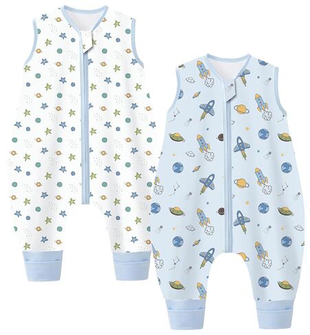 Toddler Sleep Sack with Feet 1.0 Tog Cotton Baby Wearable Blanket in Kuwait