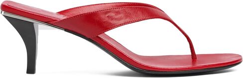 Women's Kitten Heel Thong Sandals - Elegant Open Toe Dressy Flip Flops, Minimalist Mid-Heel Slip-on Slide Sandals for Summer in Kuwait