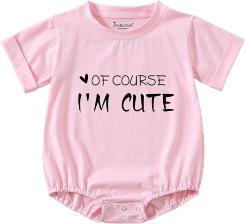 Jimonda Baby Bodysuit Boy Girl Bubble Romper Cotton Short Sleeve Outfits | Funny Slogan Baby Clothes, Cute Newborn T-Shirt, Unisex, Gender Neutral, Lightweight, Breathable, Pregnancy Announcement in Kuwait