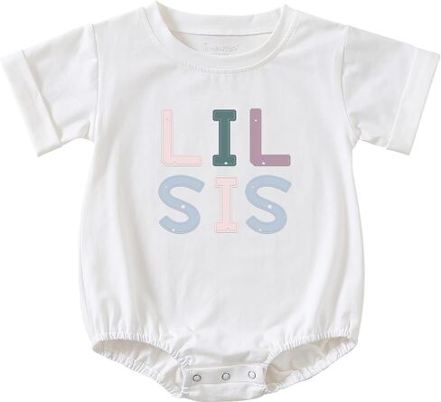 Jimonda Baby Bodysuit Boy Girl Bubble Romper Cotton Short Sleeve Outfits | Funny Slogan Baby Clothes, Cute Newborn T-Shirt, Unisex, Gender Neutral, Lightweight, Breathable, Pregnancy Announcement in Kuwait