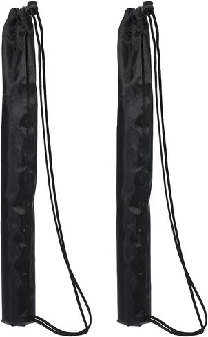 21"x2.4" Long Monopod Carrying Case Bag, 2 Pack Nylon Carry Bag with Shoulder Strap Portable Folding for Camera Monopod, Black in Kuwait