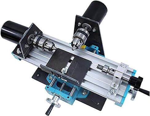 Metal Lathe Machine,High Precision Milling Tool,7000 RPM and 7 Adjustable Speeds, for DIY Woodworking, Home Hobbyists in Kuwait
