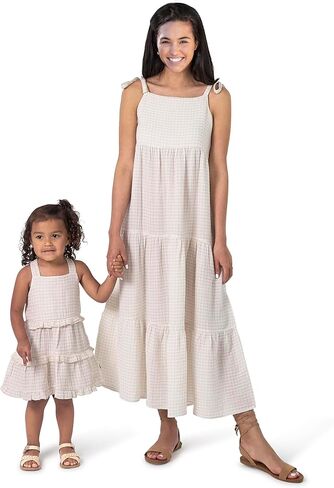 Modern Moments by Gerber Baby Girls' Mommy and Me Gauze Dress in Kuwait