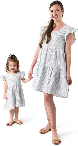 Modern Moments by Gerber Baby Girls' Mommy and Me Gauze Dress in Kuwait