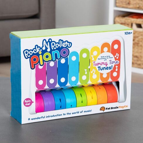 Fat Brain Toys Rock 'N Roller Piano - Musical Bells for Babies & Toddlers in Kuwait