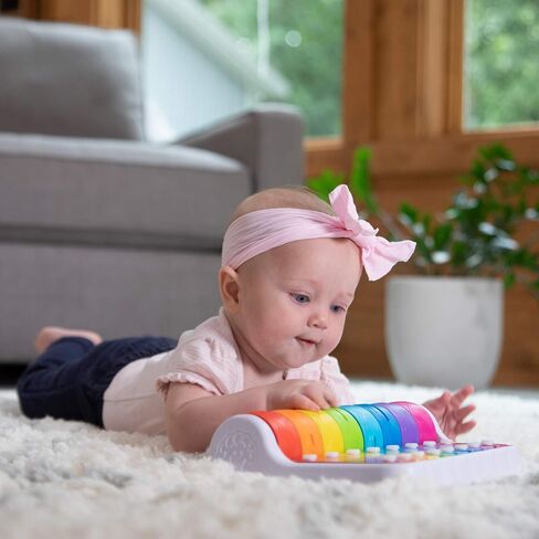 Fat Brain Toys Rock 'N Roller Piano - Musical Bells for Babies & Toddlers in Kuwait