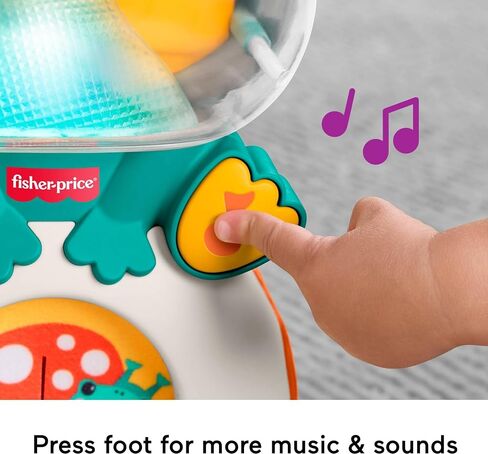 Fisher-Price Baby Toy Light-Up & Roll Frog Musical Ball Drop Activity & 3 Balls for Developmental Play Infants & Toddlers Ages 6+ Months in Kuwait