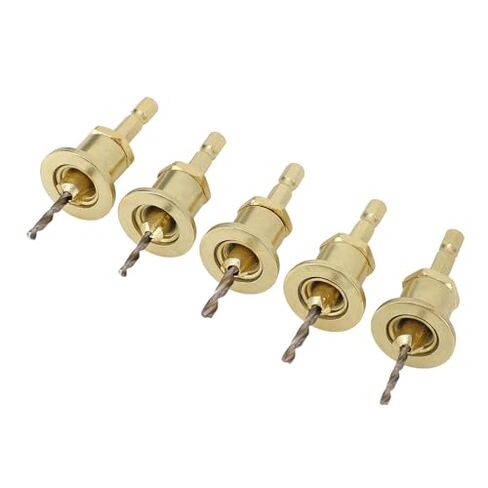5Pcs Adjustable Hex Shank Countersink Drill Bit Set 2.8-4mm for Woodworking Carpentry in Kuwait