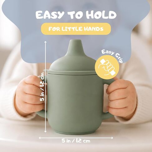 Silicone Sippy Cups, Baby Training Cups, Soft Spout, 2-Pack in Kuwait