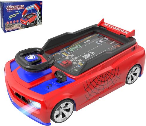 Mytothfy Musical Racing Adventure Car Steering Wheel Toy for Toddler Kids | Racing Car Steering Wheel Toy, Toddler Simulated Driving Game Cars with Sound and Light, Xmas Birthday Gifts for Kids Ages 3+ in Kuwait