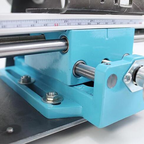 Metal Lathe Machine for Beads, DIY Woodworking Bench Drill, 7-Speed Regulator up to 7000 RPM, Compact Wood Lathe for Precision Parts Making in Kuwait