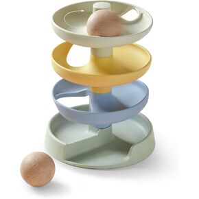 Mitico Montessori Ball Drop Toy, Silicone Spiral Tower for Babies 10M+ | Develops Fine Motor Skills, Encourages Cause-and-Effect Learning, Supports Hand-Eye Coordination, Food-grade Silicone in Kuwait