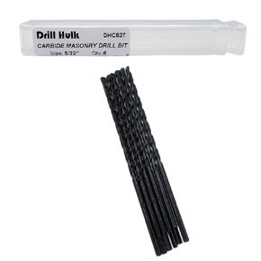 5/32-Inch Carbide-Tipped Masonry Drill Bit, Pack of 6 | for Concrete, Block, Brick in Saudi Arabia