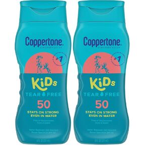 Coppertone Kids SPF 50 Tear Free Sunscreen Lotion, Water Resistant, 8 Fl Oz in Kuwait