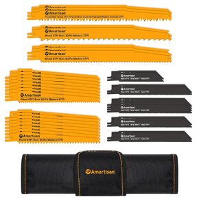AMARTISAN 5-Piece 6 Inch 14TPI Heavy Metal Cutting Reciprocating Saw Blades,Suitable for Metal Cutting, Pipes, and Steel Bars in Kuwait