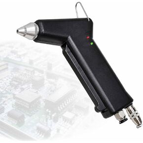 Static Eliminator Ion Balance with Removable Nozzle, Handheld Ionizing Air Gun, 70 Khz Anti-Static Blow Gun with 1-Second Static Removal for Electronics and Auto Painting Lines Standard tip in Kuwait