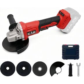 Cordless Angle Grinder for Makita 18v Batteries (No Battery), 8000RPM Brushless Electric Grinder 4-1/2 in, 3 Variable Speed Metal Grinder with Adjustable Auxiliary Handle for Cutting, Polishing in Kuwait