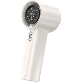 100-Speed Cordless Air Blower, Rechargeable Handheld Turbo Fan for Outdoor Camping, Computer PC Cleaning, (White) in Kuwait