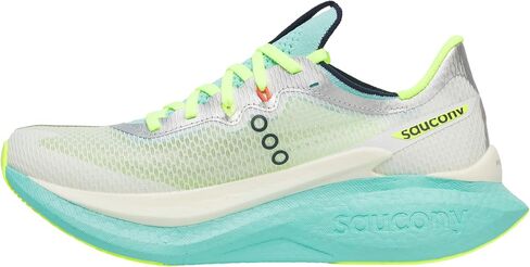 Saucony Women's Endorphin Pro 5 Sneaker, White/Splash, 8.5 in Kuwait