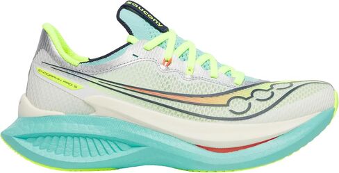Saucony Women's Endorphin Pro 5 Sneaker, White/Splash, 8.5 in Kuwait