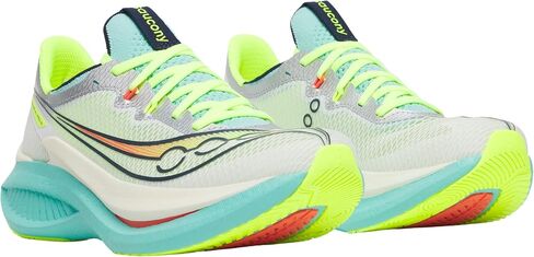 Saucony Women's Endorphin Pro 5 Sneaker, White/Splash, 8.5 in Kuwait