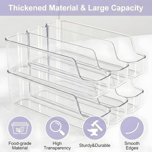 MGY 2 Pack 3 compartments Baby Bottle Organizer compatible with Dr. Brown's 4/8oz Narrow Bottles, Multi-Use Feeding Supplies Holder for Kitchen Counter, Cabinet & Fridge in Kuwait
