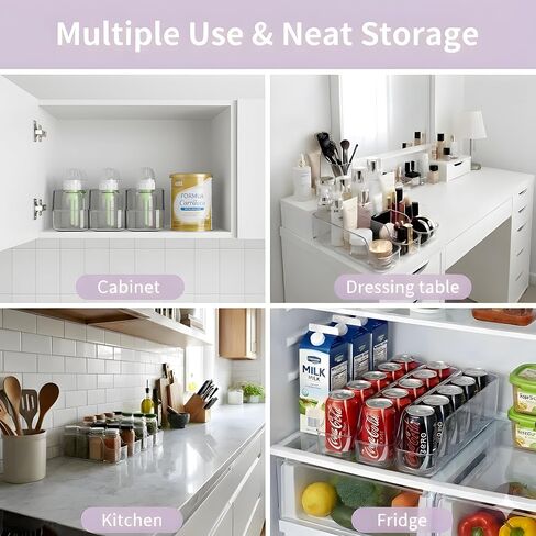 MGY 2 Pack 3 compartments Baby Bottle Organizer compatible with Dr. Brown's 4/8oz Narrow Bottles, Multi-Use Feeding Supplies Holder for Kitchen Counter, Cabinet & Fridge in Kuwait