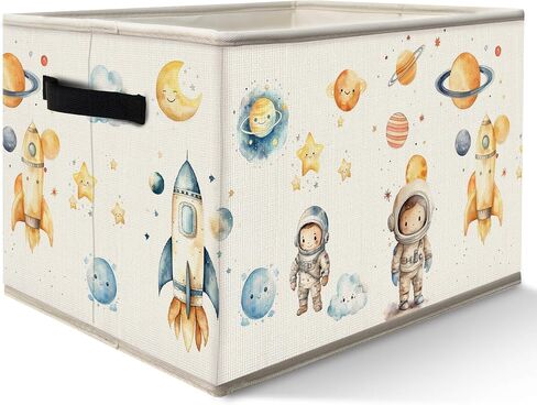 Nogrit Coquette Blue Bow Beach Storage Bins Box, Toybox for Girls, Preppy Coastal Seashell Foldable Baskets Organizer Container with Handles for Girls Bedroom Dorm Bathroom Clothes Toys Books in Kuwait