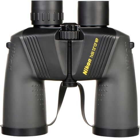 Nikon OceanPro 7x50 Waterproof Marine Binoculars - Bright Multi-Coated Porro Prism Optics, High Light Transmission, Long Eye Relief, Waterproof Fogproof Binocular for Boating & Sailing (7440) | Bright Multicoated BAK4 Porro Prisms, Waterproof and Fogproof in Kuwait