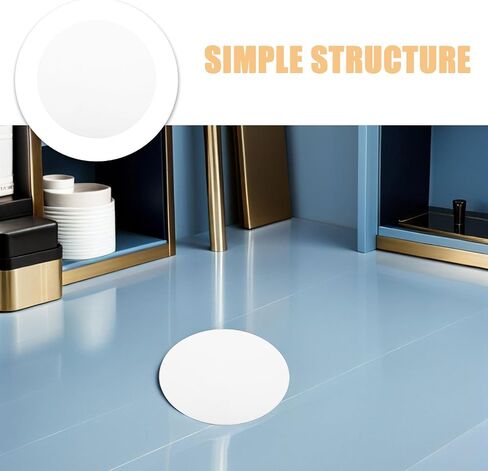Outanaya Ceiling Light Diffuser Panel and Elegant Design 4pcs round Acrylic with High Light Transmittance, Versatile Compatibility for Bedroom and Living Room Lighting Replacement in Kuwait
