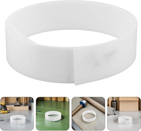 Mobestech White LED Light Strip Diffuser Acrylic Sheet 48x1.4 Inches Heat-Resistant and Resists Yellowing Flexible Light Diffusion Panel for Office and Decor Projects in Kuwait