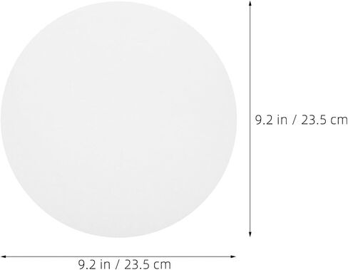 BESPORTBLE Acrylic Lamp Shade Cover Diffuser for Ceiling Light, Anti-glare and Uniform Light Distribution, White 23.5cm Diameter, for Dining Rooms and Work Activities in Kuwait
