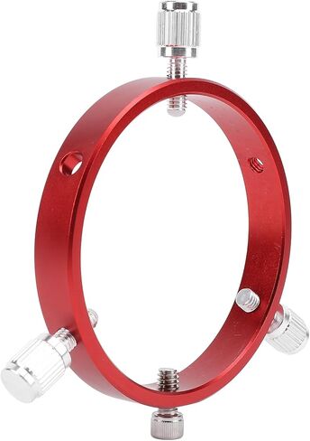 Telescope Guide Ring with M6 Screw 15mm Red Aluminum Alloy for 80-100mm Astronomical Telescopes Compact and Sturdy in Kuwait