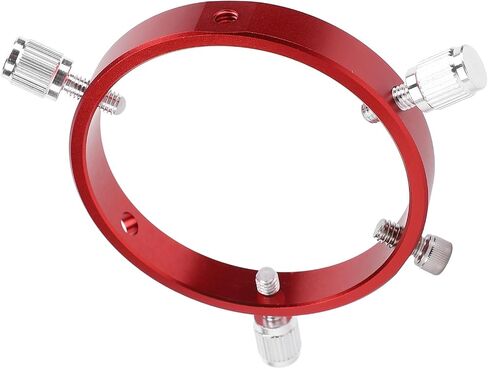 Telescope Guide Ring with M6 Screw 15mm Red Aluminum Alloy for 80-100mm Astronomical Telescopes Compact and Sturdy in Kuwait