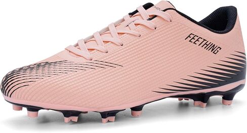 Soccer Cleats for Men Women Firm Ground Adult Unisex Football Cleats with Anti-Slip Studs Lightweight Breathable Mesh Enhanced Traction & Comfort in Saudi Arabia