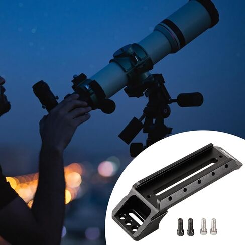 Telescope Handle Astronomical Telescope Handle Bar Astronomy Telescope Carrying Handle Mount Bracket Base Metal Alloy Material Suitable for, Black in Kuwait