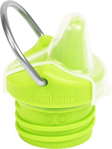 Klean Kanteen Classic Kid Sippy Cap - Lid Replacement for Kid Water Bottle - Easy Clean - Great for Outdoor Activities - BPA Free - Green in Kuwait