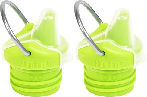 Klean Kanteen Classic Kid Sippy Cap - Lid Replacement for Kid Water Bottle - Easy Clean - Great for Outdoor Activities - BPA Free - Green in Kuwait