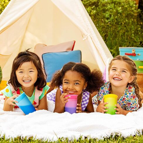 Munchkin® Miracle® 360 Sippy Cup for Toddlers, Color Changes with Cold Drinks,, 9 Ounce, Blue in Kuwait