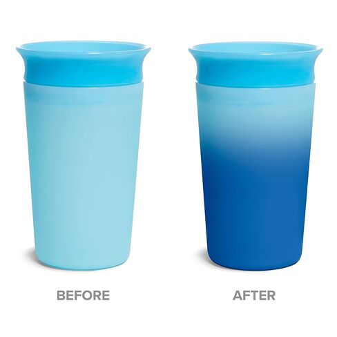 Munchkin® Miracle® 360 Sippy Cup for Toddlers, Color Changes with Cold Drinks,, 9 Ounce, Blue in Kuwait