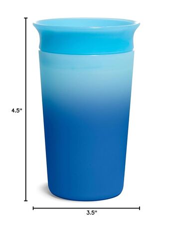 Munchkin® Miracle® 360 Sippy Cup for Toddlers, Color Changes with Cold Drinks,, 9 Ounce, Blue in Kuwait