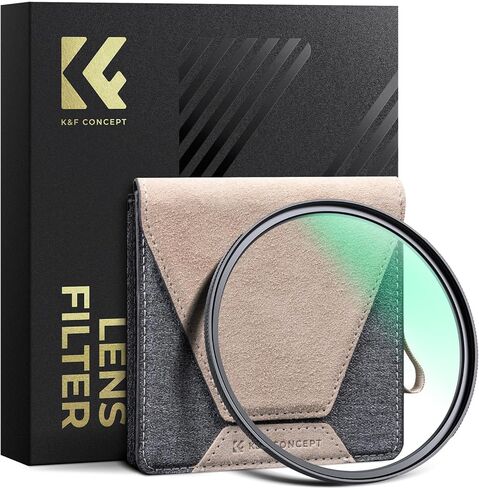 K&F CONCEPT 95mm MC UV Protection Filter Super Slim with 36 Multi-Layer Coatings, High Definition UV Camera Lens Filter (Nano-X PRO Series) | Durable Brass Frame, Super Slim with 36 Multi-Layer Coatings, High Definition UV Camera Lens Filter-FV901 in Kuwait