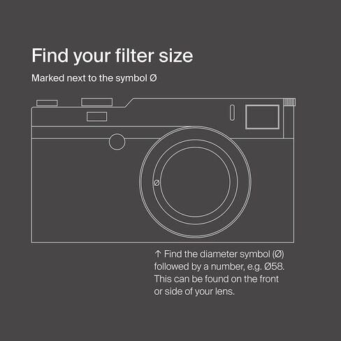 Urth 62mm Magnetic UV Lens Filter (Plus) - HD Optical Glass, 30-Layer Nano-Coated UV Camera Lens Protection in Kuwait